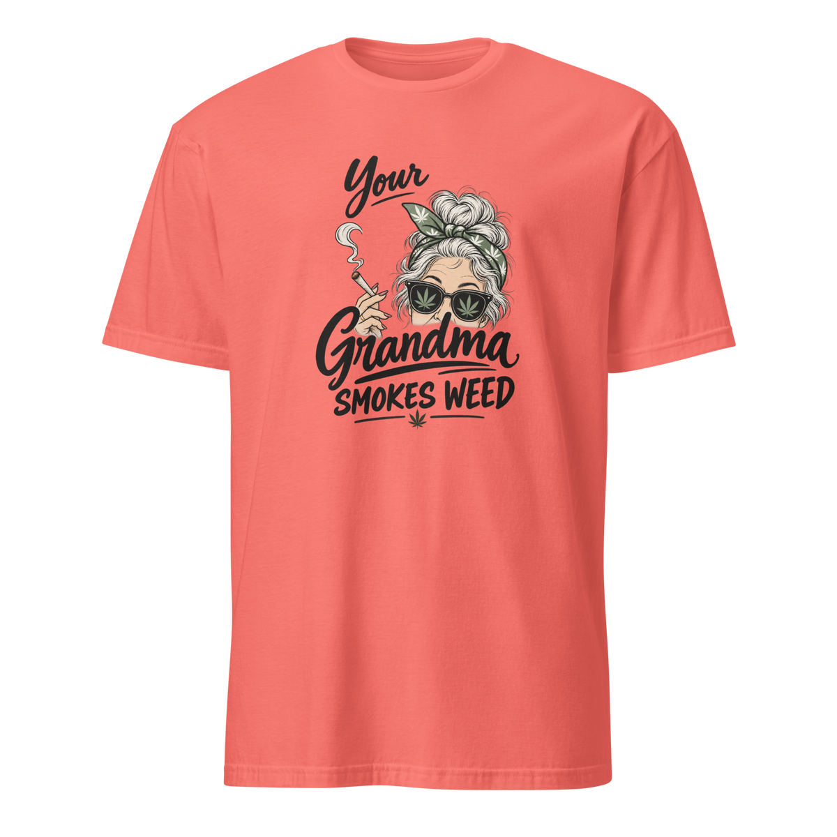 Granny Stash Cannabis T-shirt — front view
