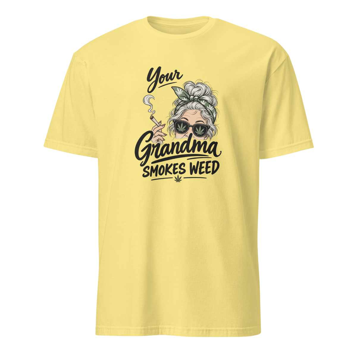 Granny Stash Cannabis T-shirt — front view