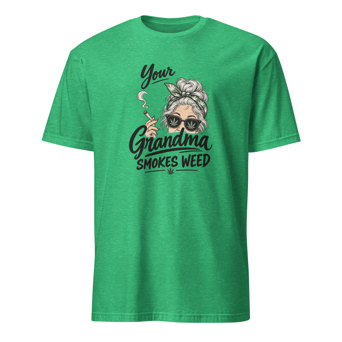 Granny Stash Cannabis T-shirt — front view