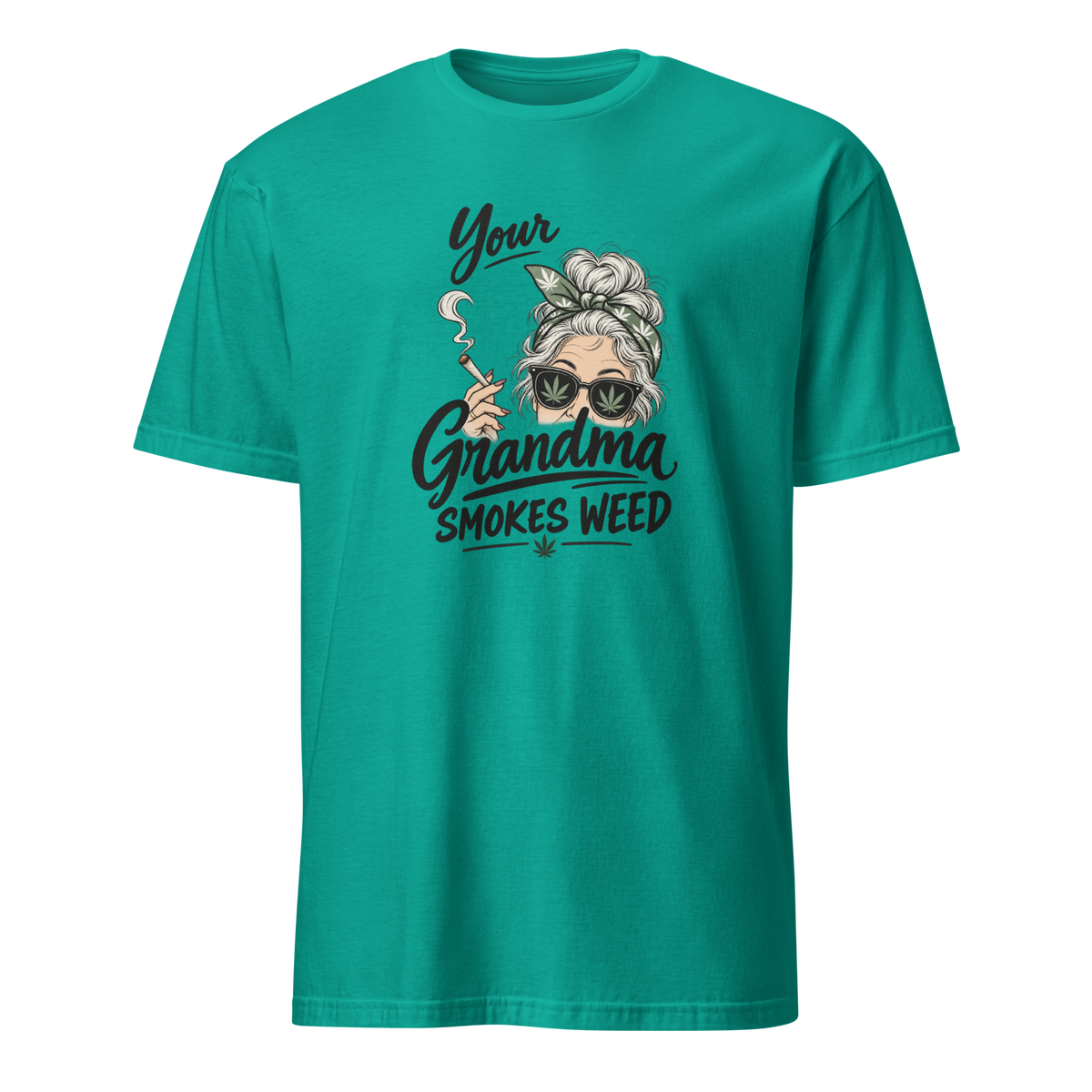 Granny Stash Cannabis T-shirt — front view