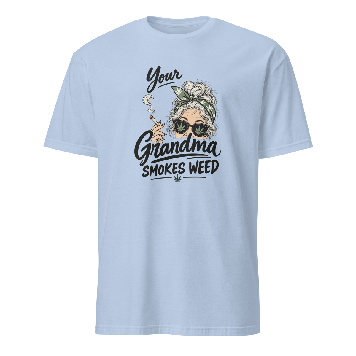 Granny Stash Cannabis T-shirt — front view