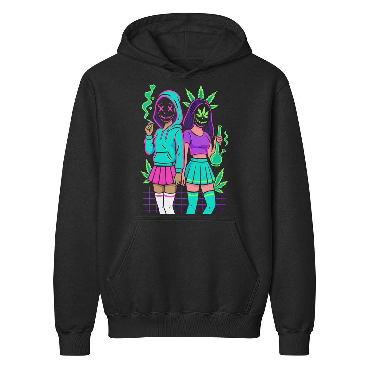 Purge Honey Cannabis Hoodie — front view