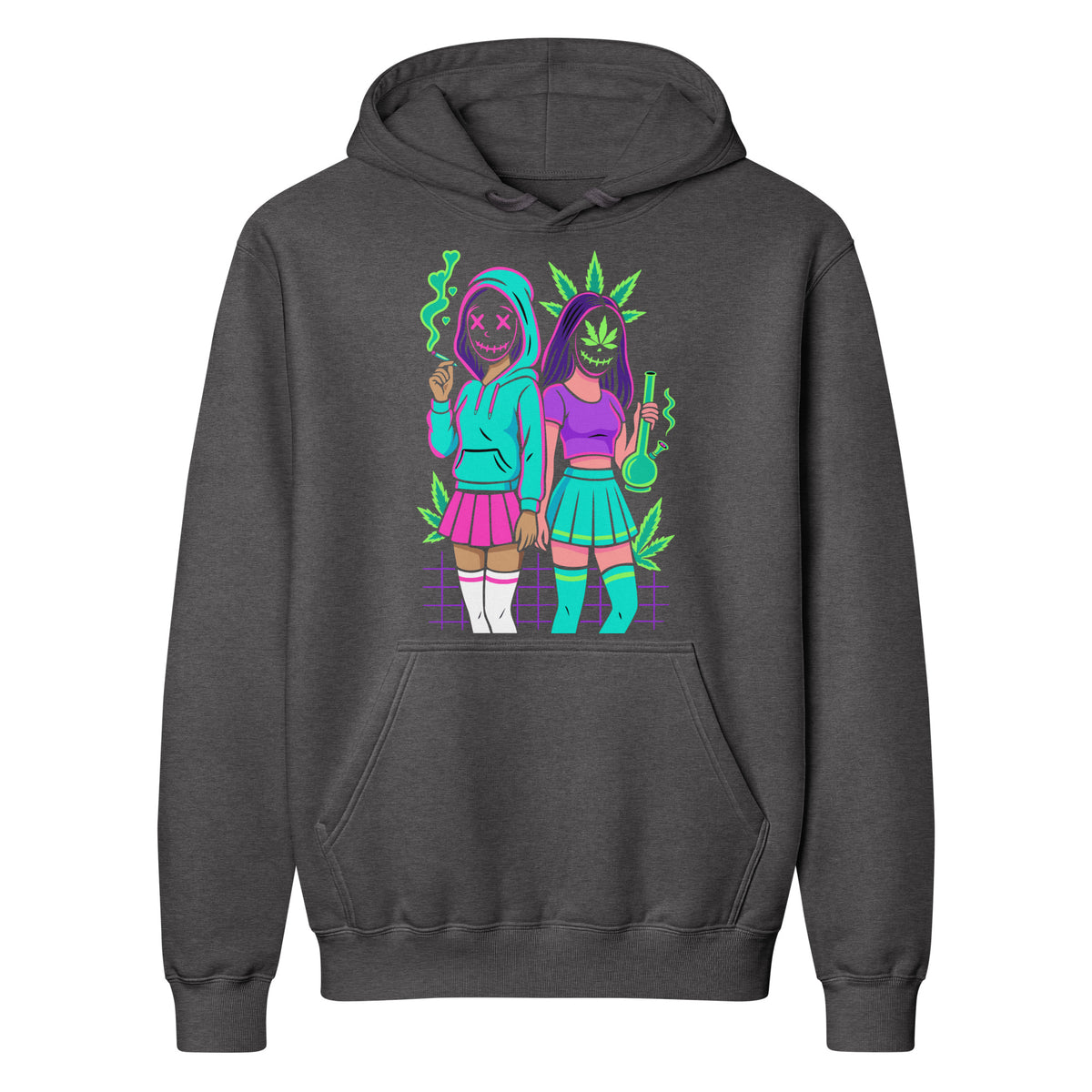 Purge Honey Cannabis Hoodie — front view