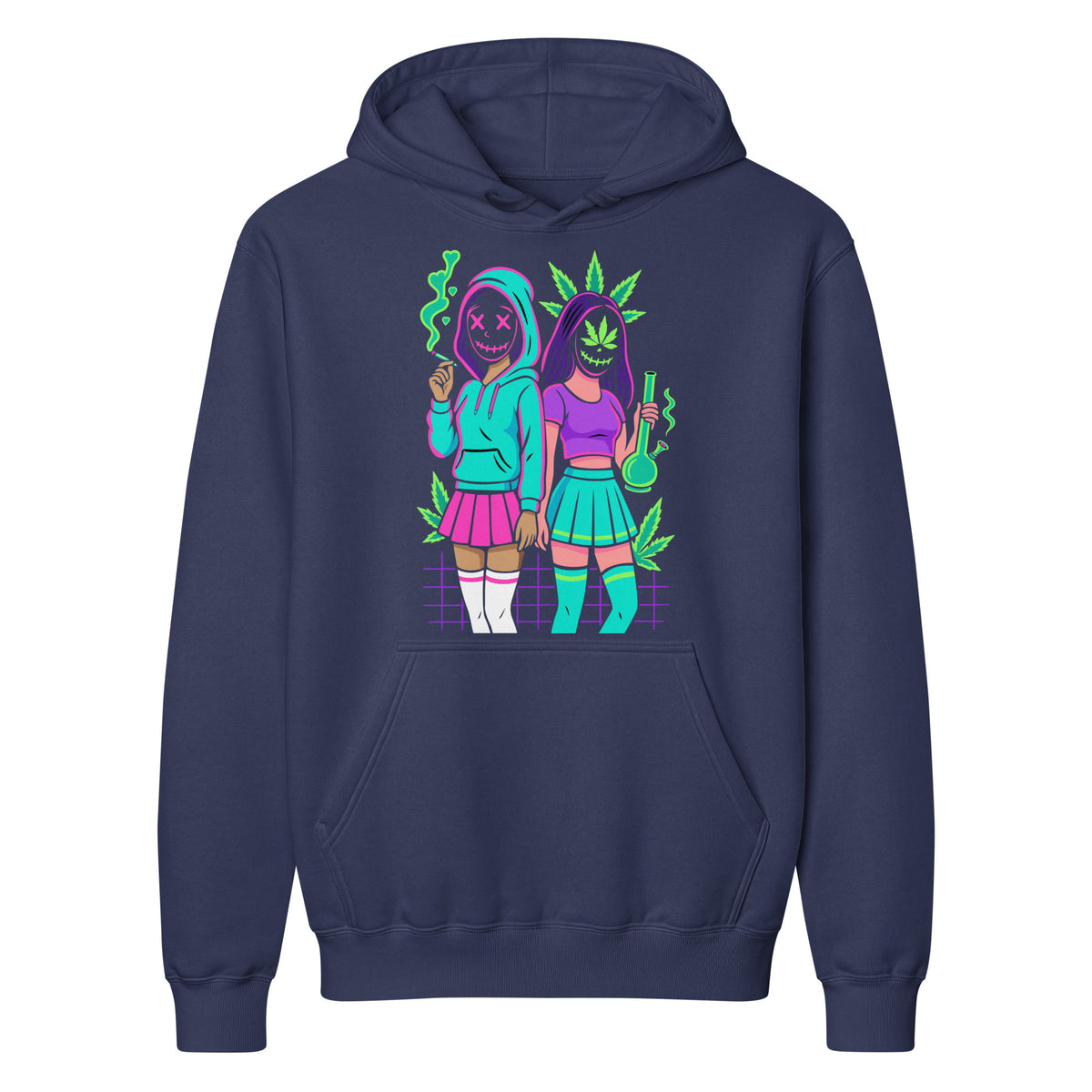 Purge Honey Cannabis Hoodie — front view