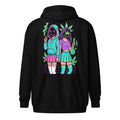 Purge Honey Cannabis Zip-Up Hoodie — back view